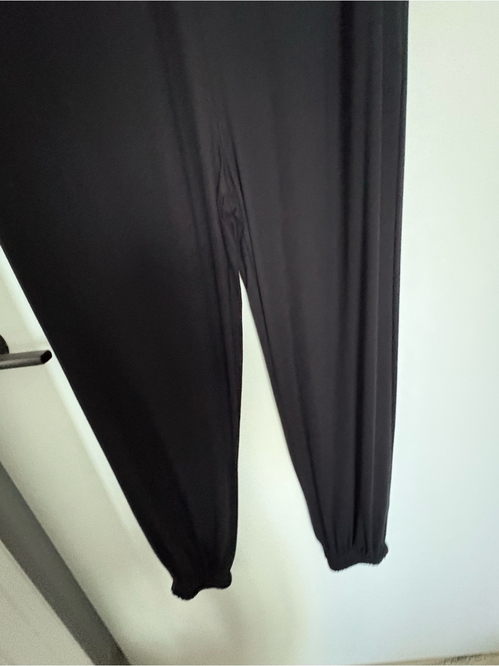 Something Navy Nikki Black Sleeveless Jumpsuit with Waist Bow - Picture 7 of 15